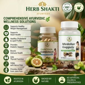 Herb Shakti Weight Loss Combo Kit | Garcinia & Medohar Guggulu