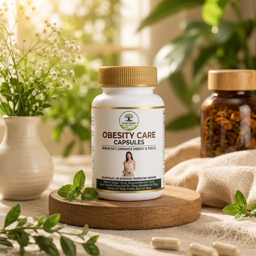 Herb Shakti Obesity Care Capsules | Natural Weight Loss & Fat Burner