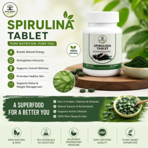 Herb Shakti Spirulina Tablets | 100% Natural Superfood Supplement