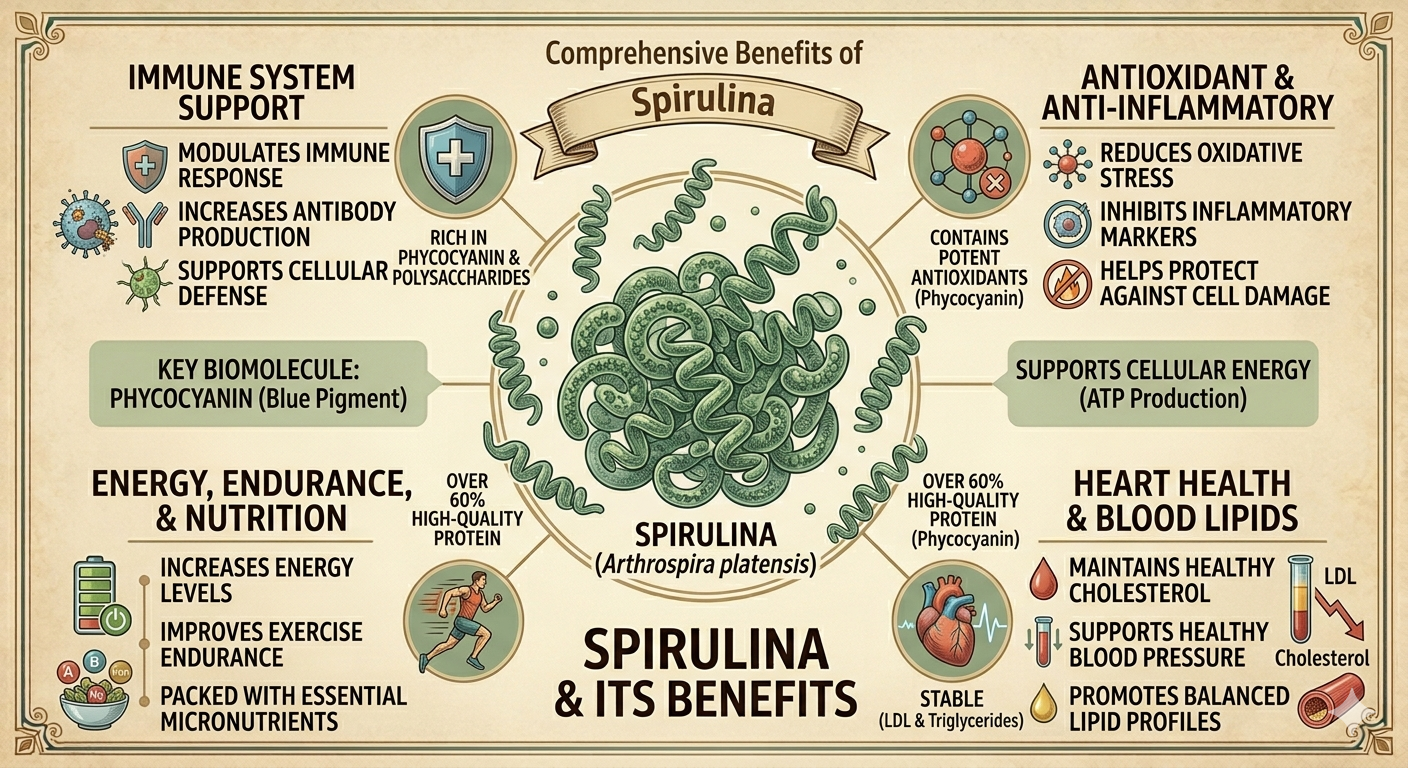 Herb Shakti Spirulina Tablets | 100% Natural Superfood Supplement - Image 5